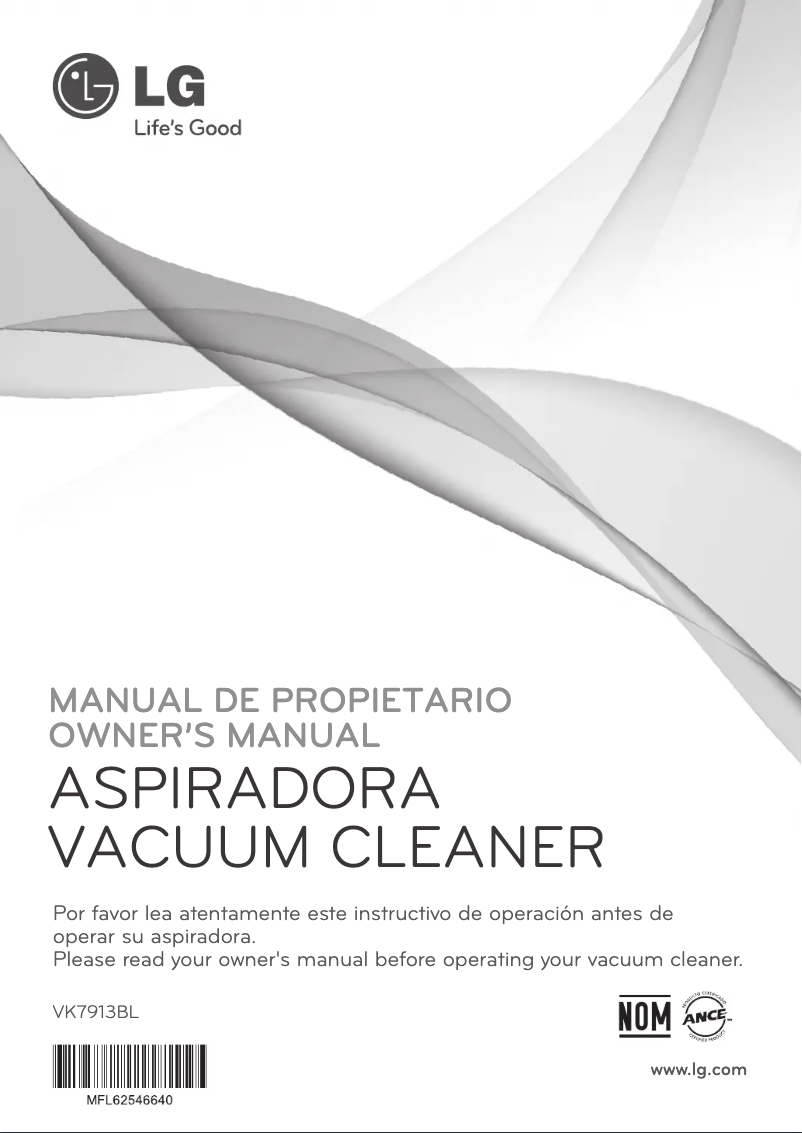 Página 1 del manual Manual de usuario LG VK7913BL