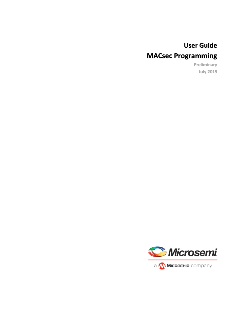 Imagen de la primera página del manual del dispositivo VSC8258