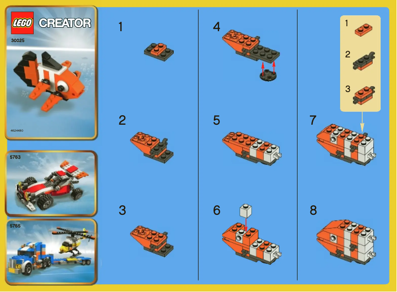 Página 1 del manual Manual de usuario Lego Clown Fish