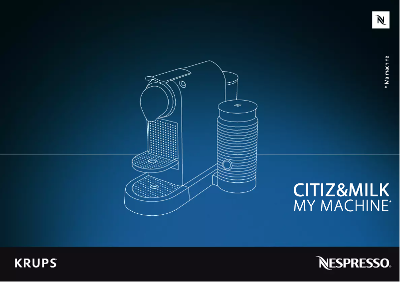 Imagen de la primera página del manual del dispositivo Nespresso Citiz & Milk XN760B