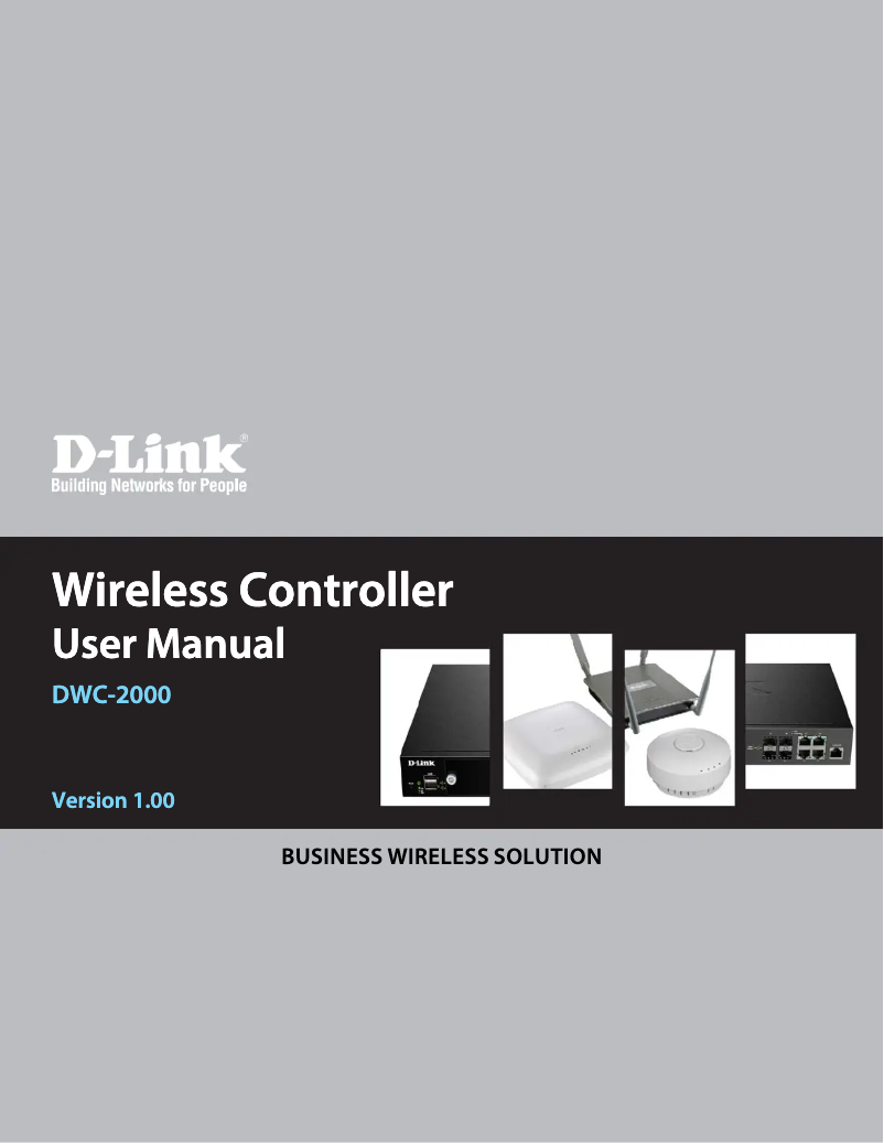 Página 1 del manual Manual de usuario D-Link DWC-2000