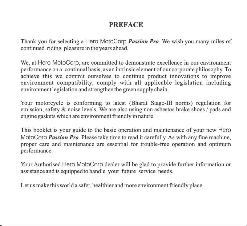 Imagen de la primera página del manual del dispositivo Passion Pro TR (2014)