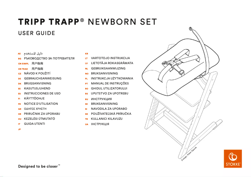 Página 1 del manual Manual de usuario Stokke Tripp Trapp Newborn