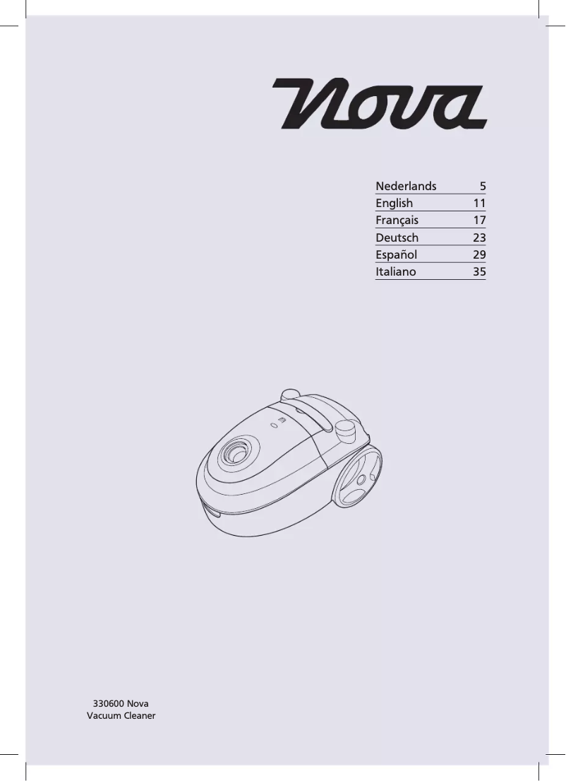 Imagen de la primera página del manual del dispositivo Vacuum Cleaner Top 330600