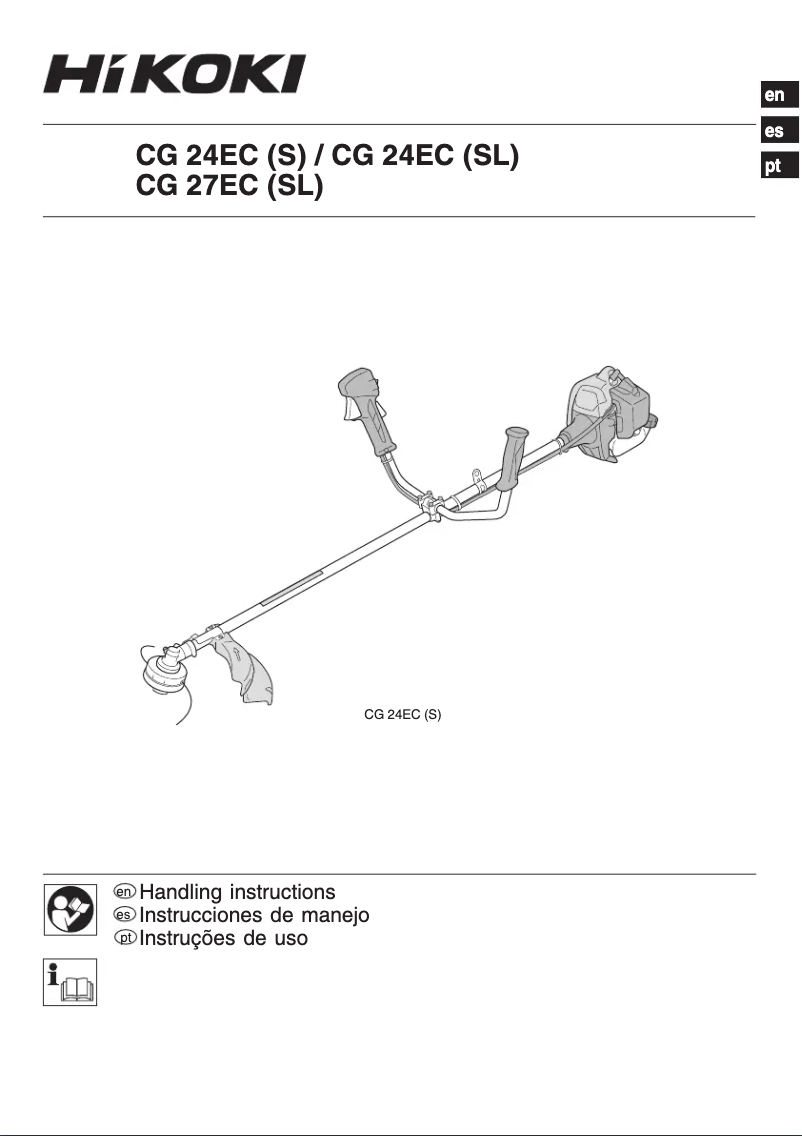 Página nº 1 - Manual de usuario HiKOKI CG24EC