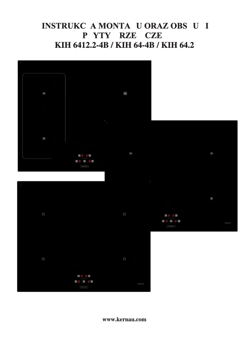 Imagen de la primera página del manual del dispositivo KIH 64-4B