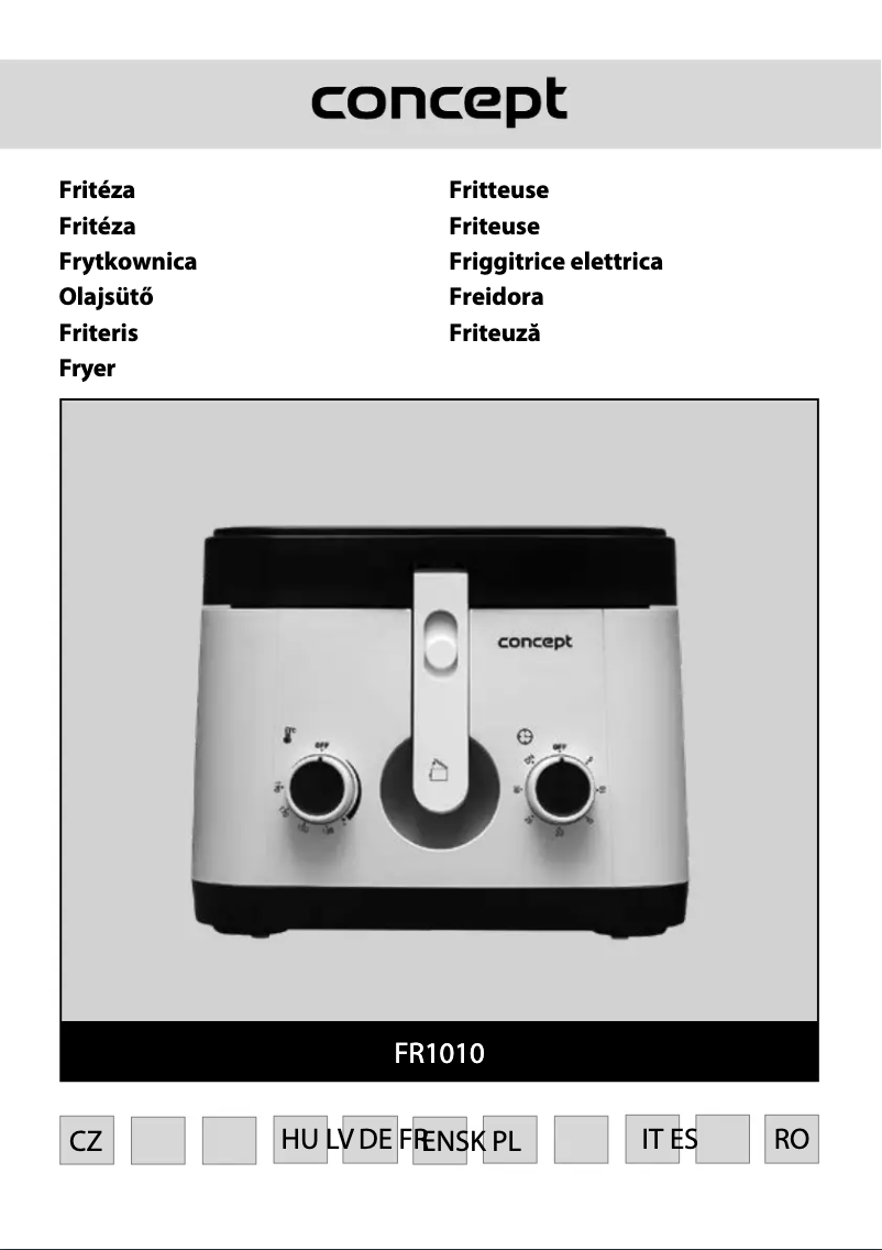 Imagen de la primera página del manual del dispositivo FR1010