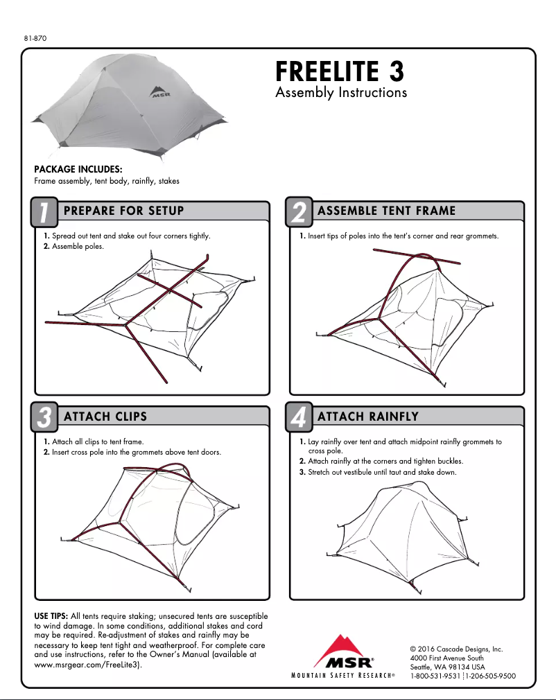 Página 1 del manual Manual de usuario MSR FreeLite 3