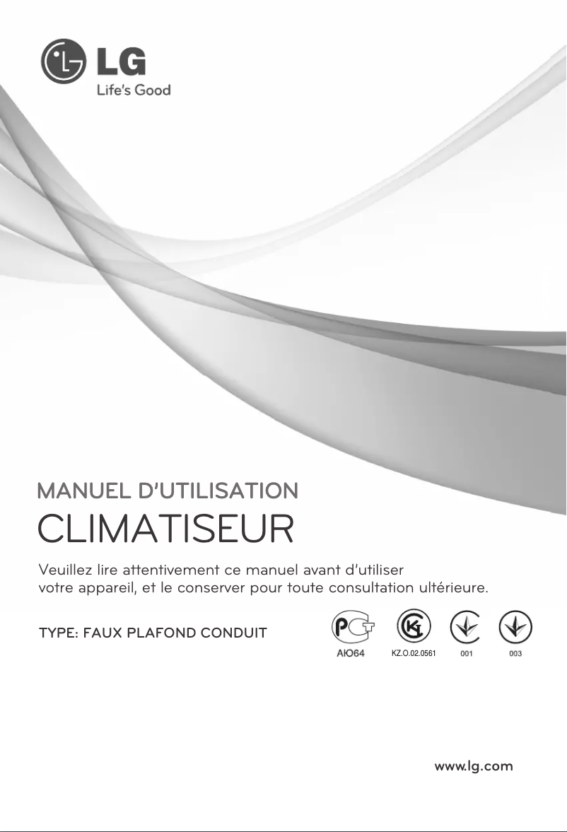 Imagen de la primera página del manual del dispositivo AMNH09GB1A2