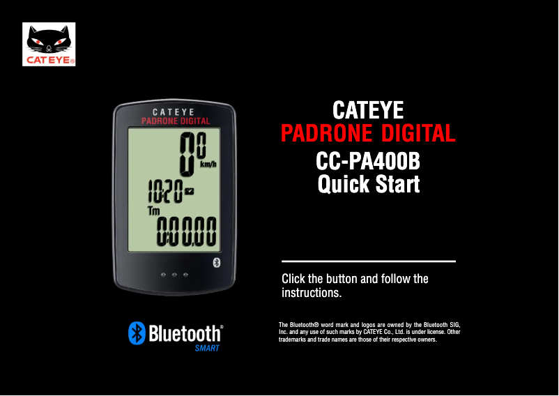 Imagen de la primera página del manual del dispositivo Padrone Digital CC-PA400B