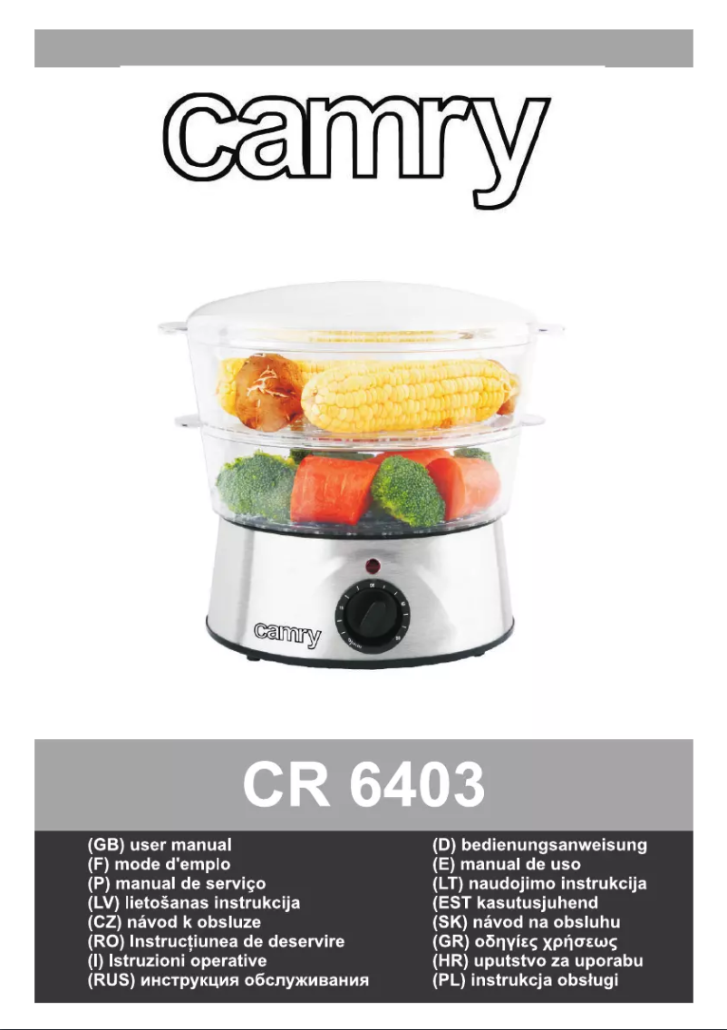 Imagen de la primera página del manual del dispositivo CR 6403