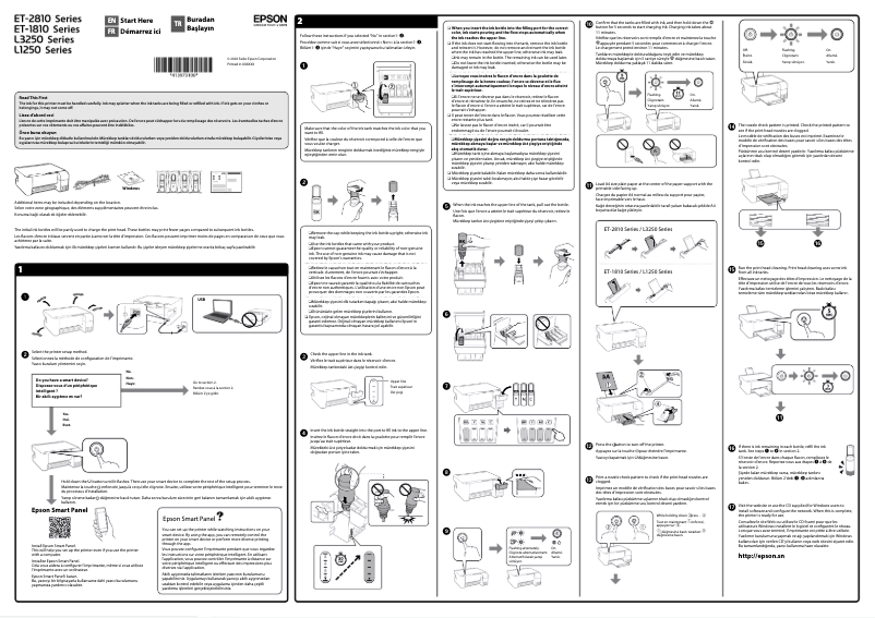 Página 1 del manual Guía de instalación Epson EcoTank L3251