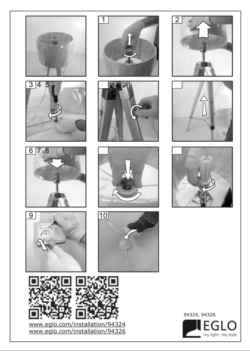 Página nº 1 - Manual de usuario Eglo Lantada