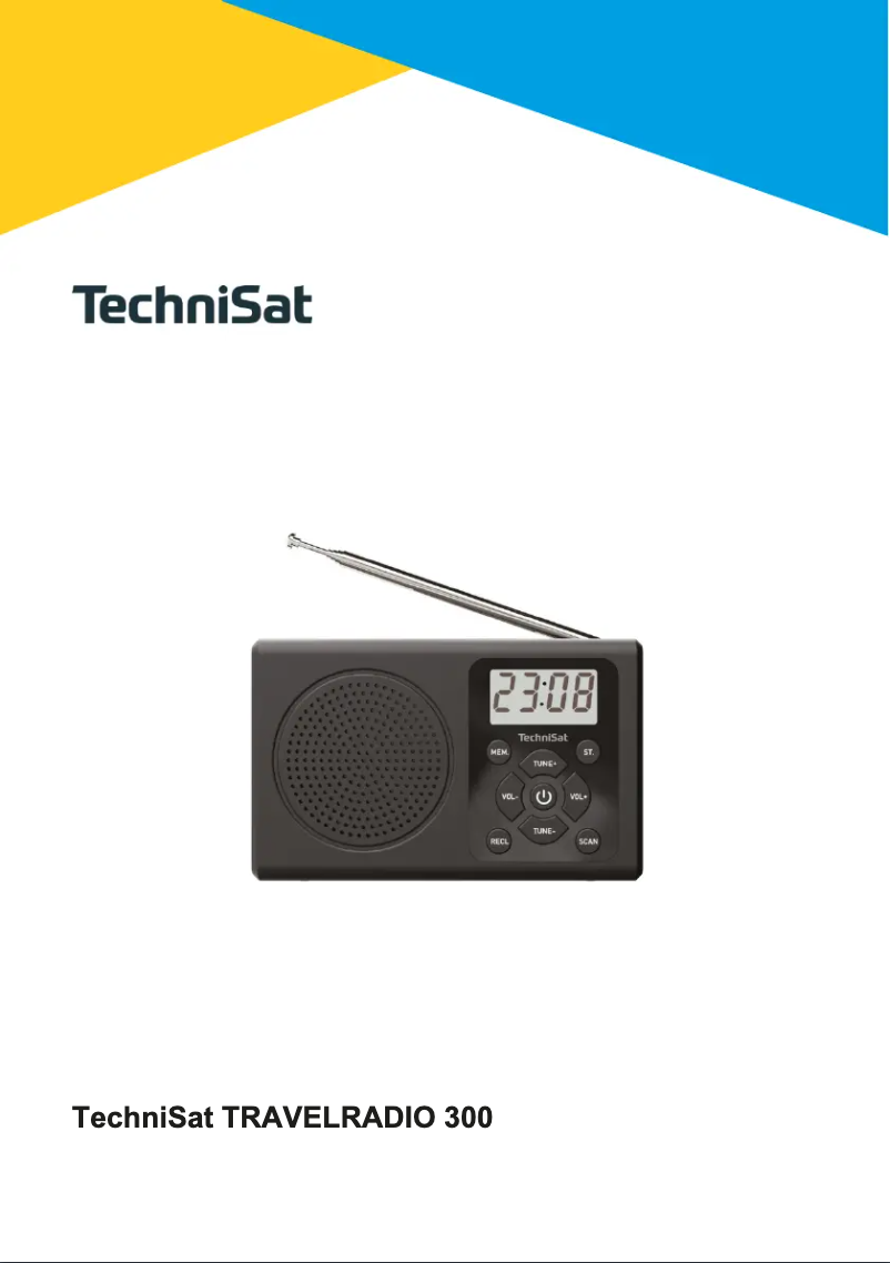 Imagen de la primera página del manual del dispositivo TravelRadio 300