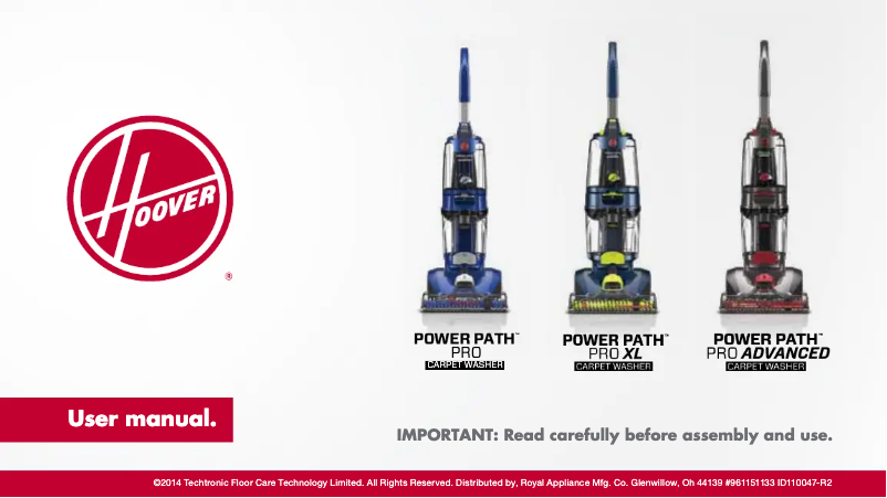 Imagen de la primera página del manual del dispositivo Power Path Pro Advanced FH51102NC