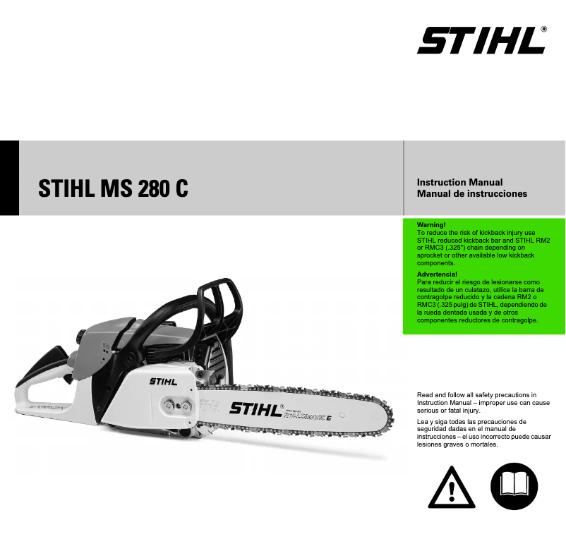 Página 1 del manual Manual de usuario Stihl MS 280 C