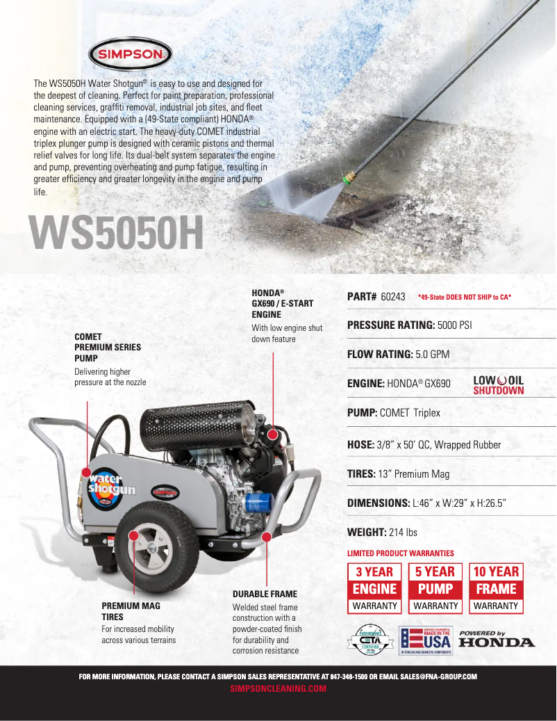 Imagen de la primera página del manual del dispositivo WS5050H-S