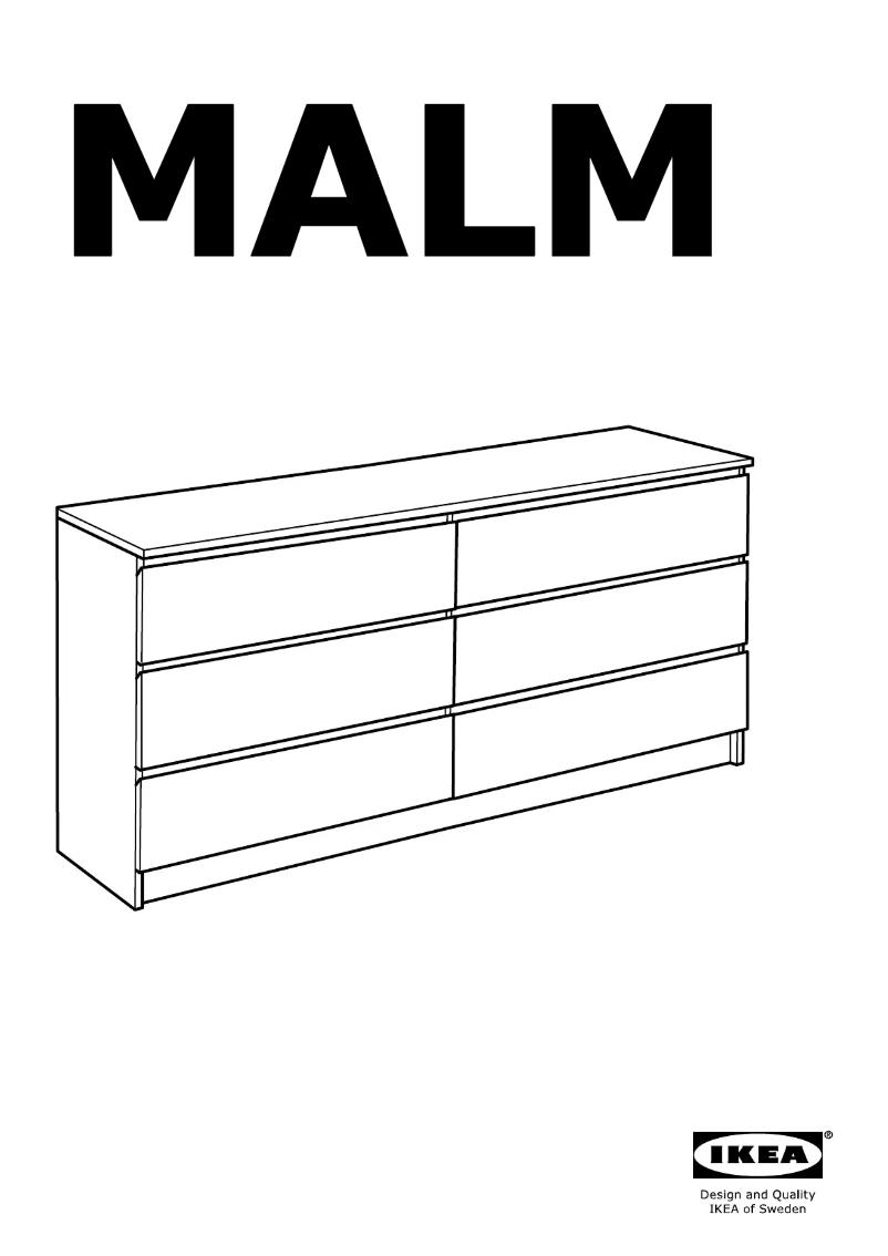 Imagen de la primera página del manual del dispositivo MALM (6 drawers)