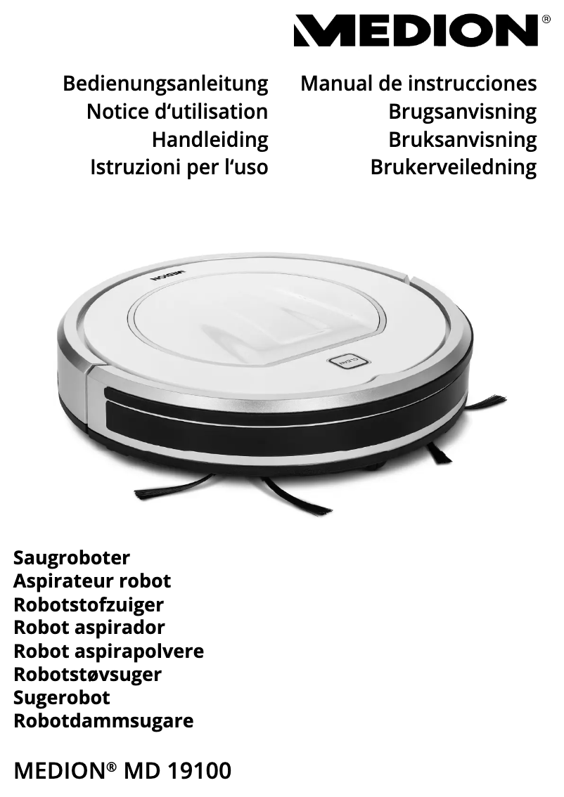 Imagen de la primera página del manual del dispositivo MD 19100