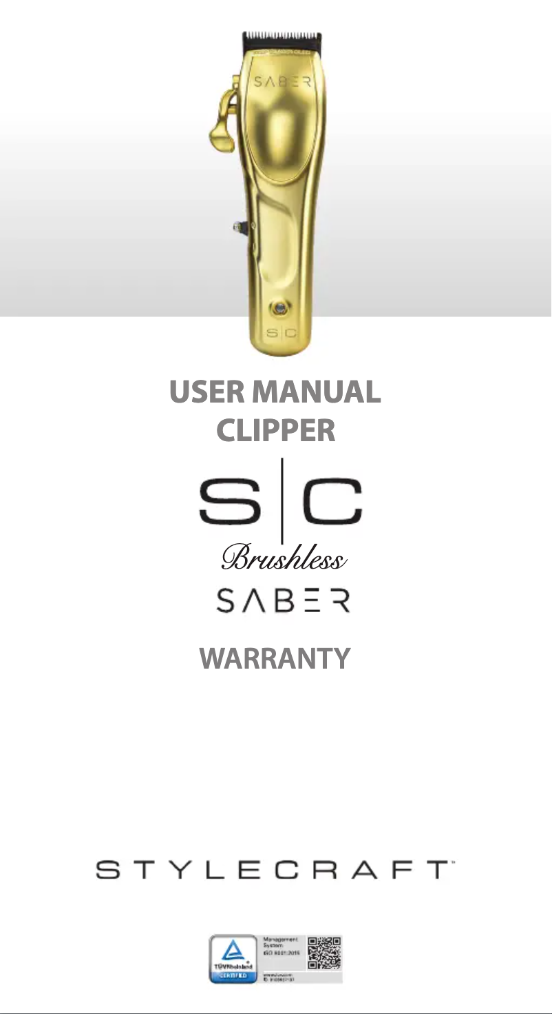 Imagen de la primera página del manual del dispositivo Saber