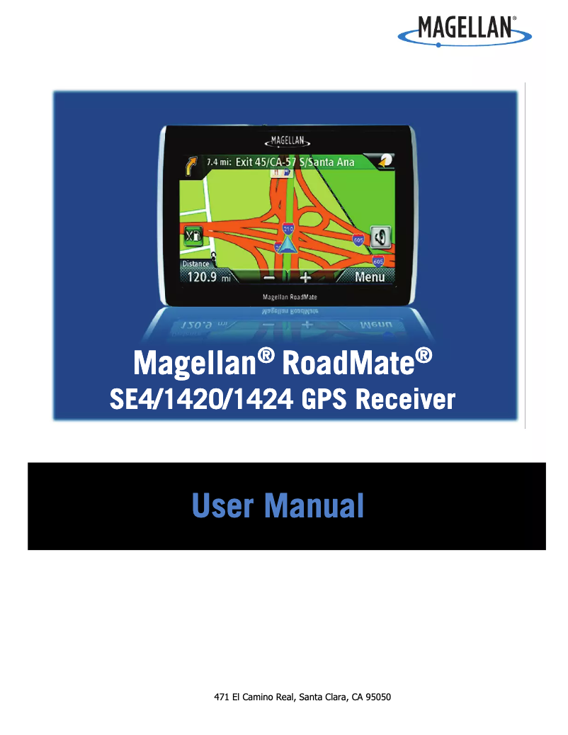 Página 1 del manual Manual de usuario Magellan RoadMate SE4
