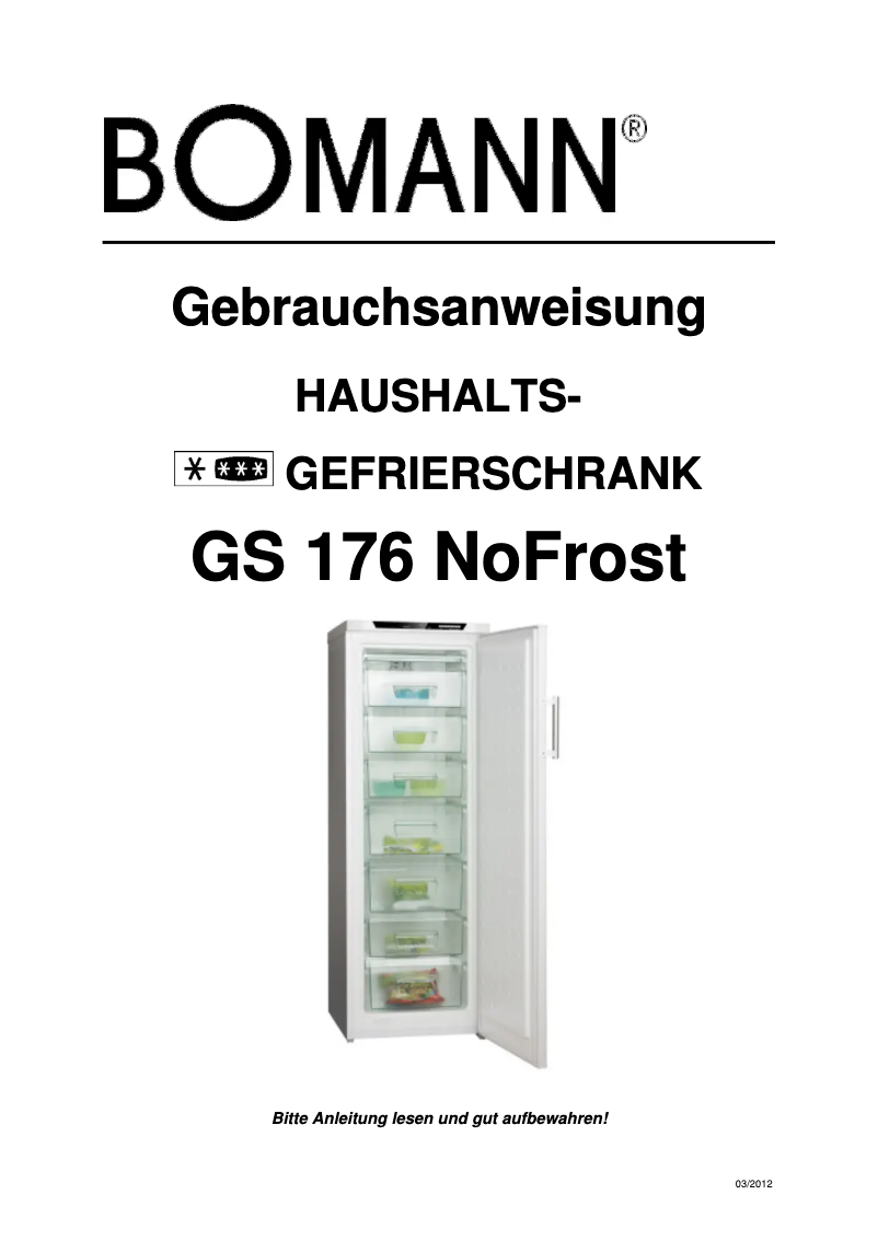 Imagen de la primera página del manual del dispositivo GS 176