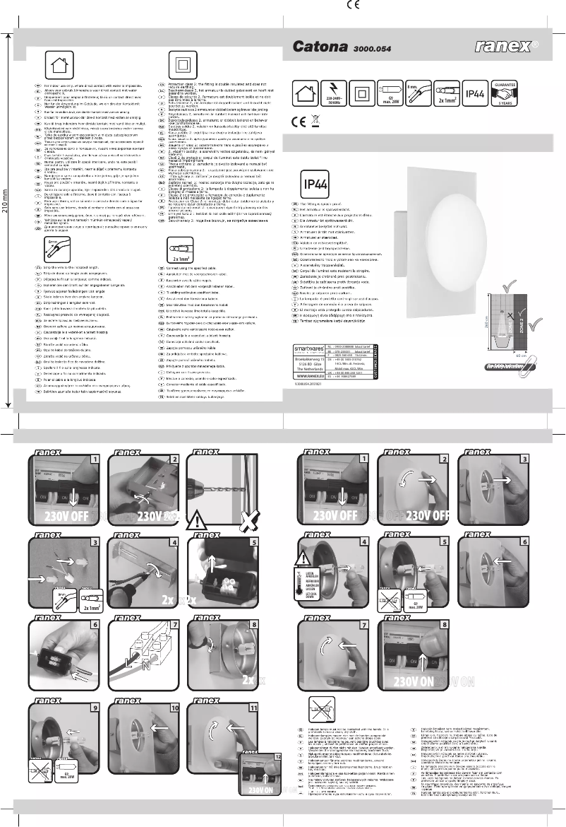Imagen de la primera página del manual del dispositivo Catona 3000.054