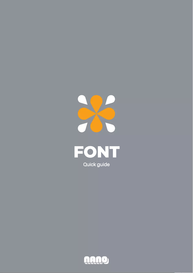 Imagen de la primera página del manual del dispositivo FONT