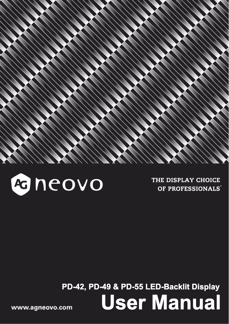 Imagen de la primera página del manual del dispositivo PD-55