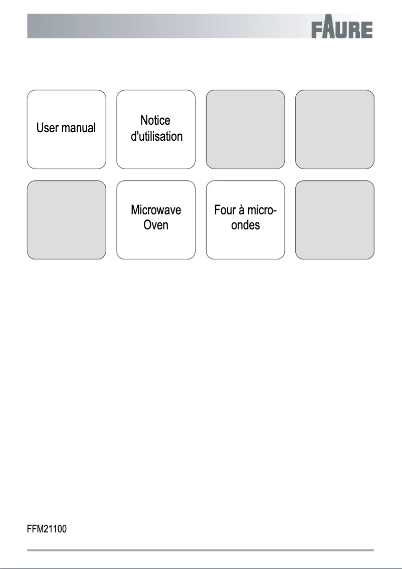 Imagen de la primera página del manual del dispositivo FFM21100WA
