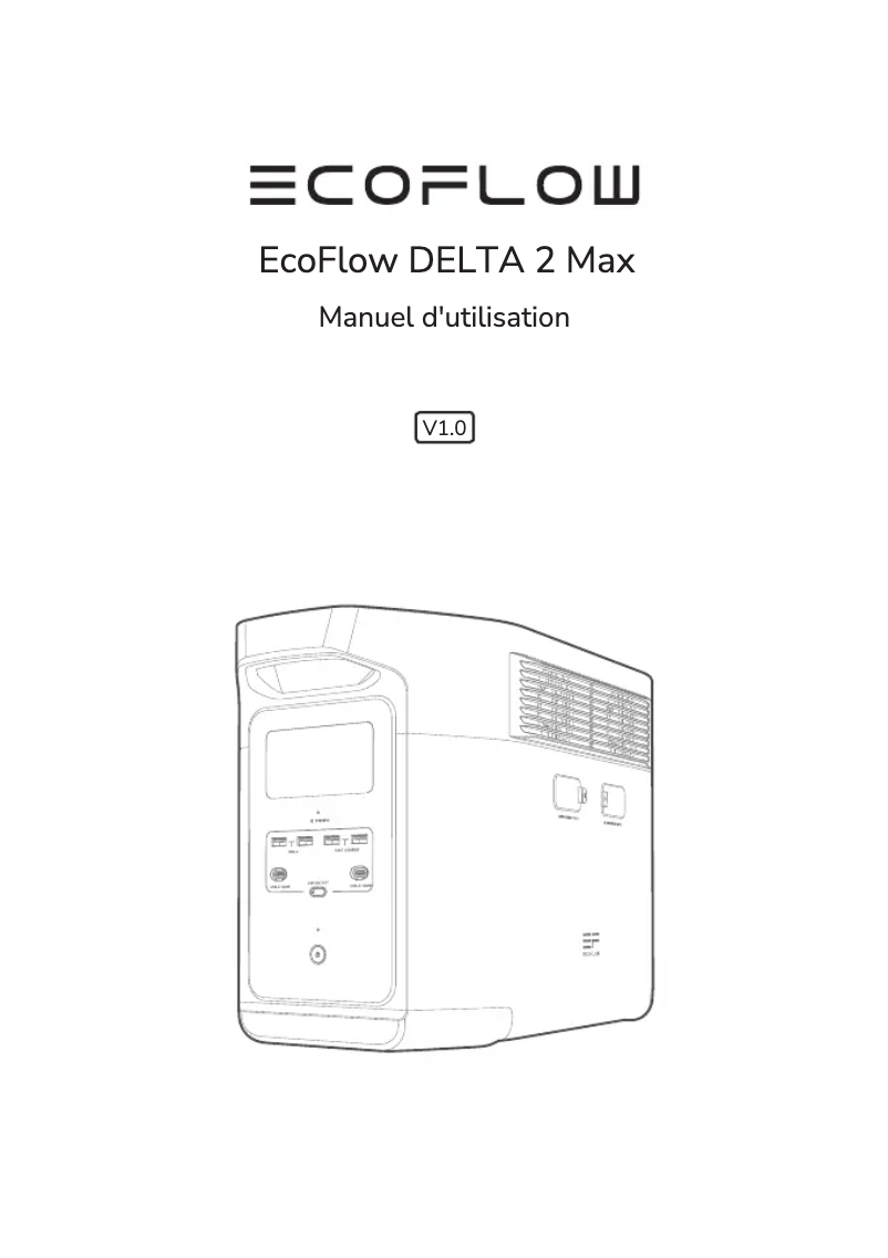Imagen de la primera página del manual del dispositivo DELTA 2 Max