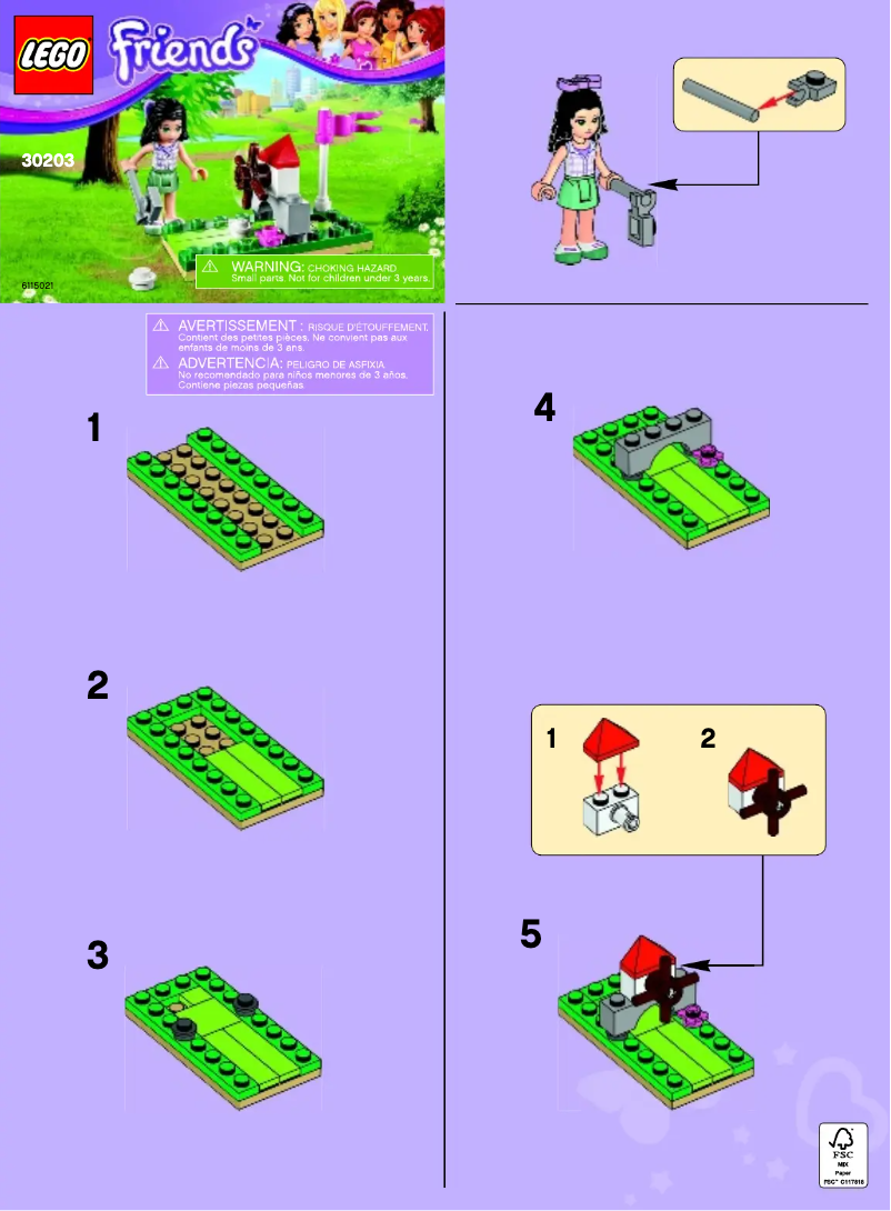 Imagen de la primera página del manual del dispositivo Mini golf 30203