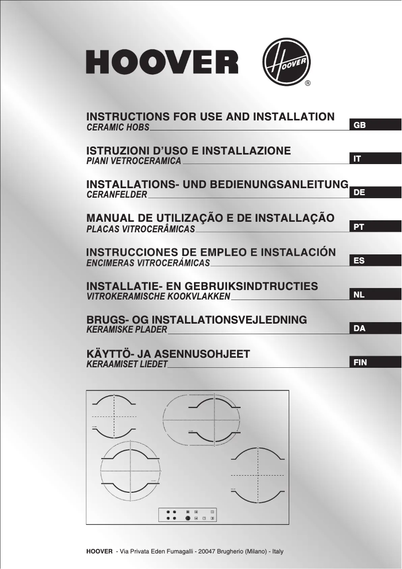 Imagen de la primera página del manual del dispositivo HVH750X