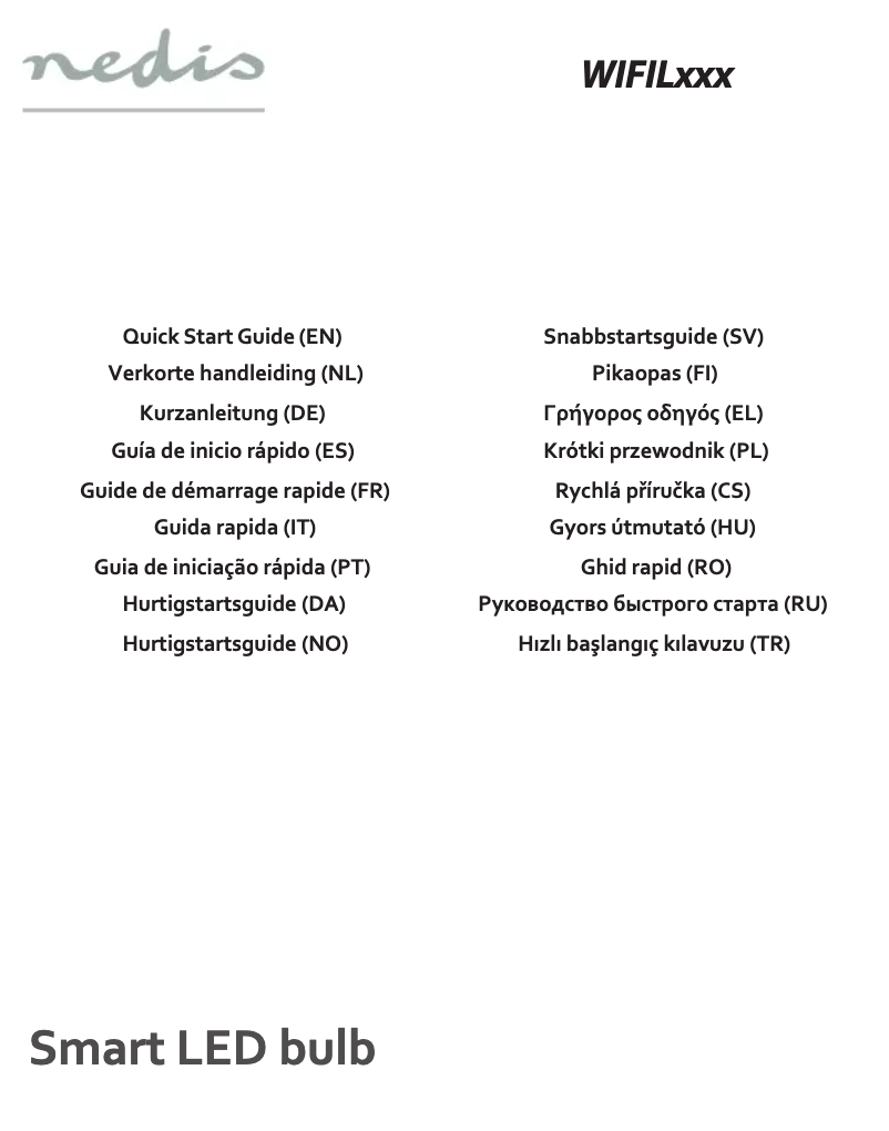 Página nº 1 - Manual de usuario Nedis WIFILW10CRGU10