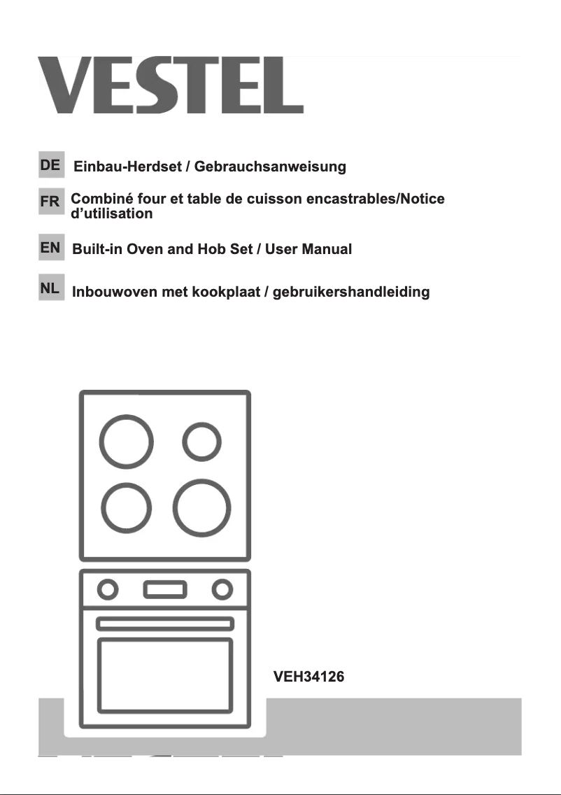 Imagen de la primera página del manual del dispositivo VEH34126