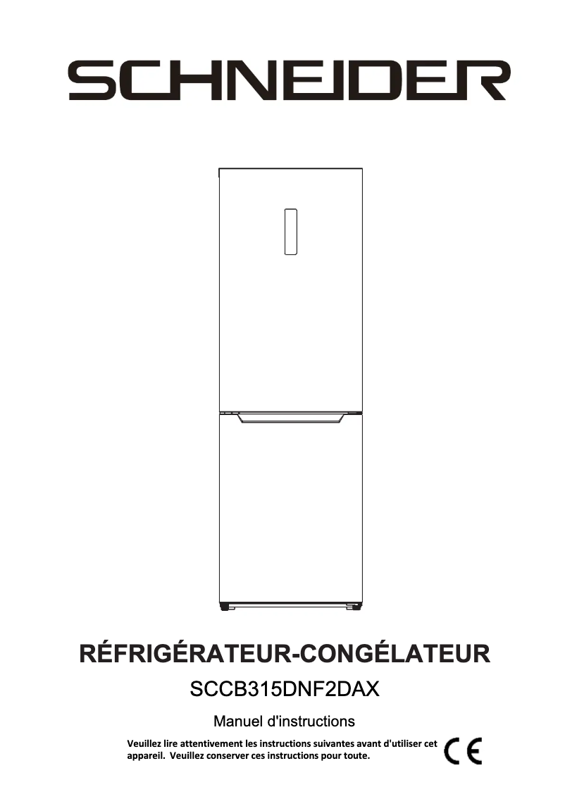 Imagen de la primera página del manual del dispositivo SCCB315DNF2DAX