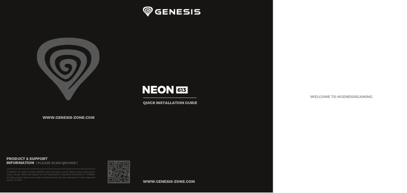 Página nº 1 - Manual de usuario Genesis Neon 613