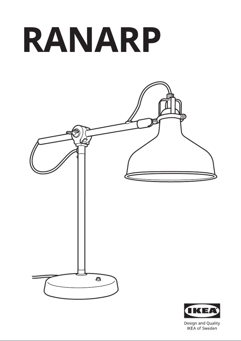 Imagen de la primera página del manual del dispositivo RANARP 503.313.85