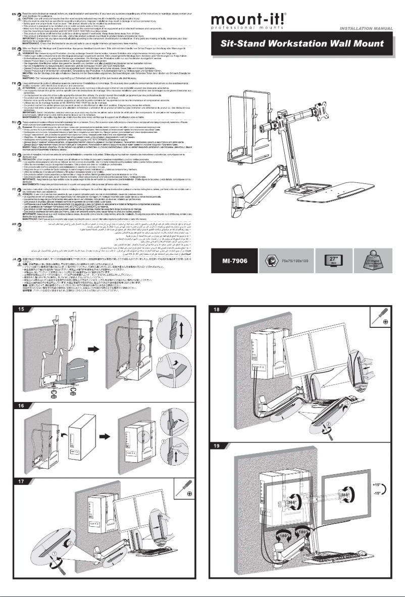Página nº 1 - Manual de usuario Mount-It! MI-7906