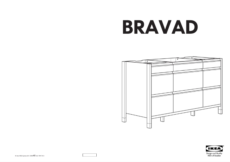 Página 1 del manual Manual de usuario Ikea BRAVAD