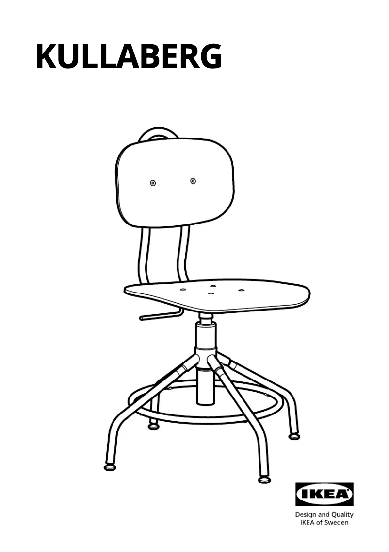 Página 1 del manual Manual de usuario Ikea KULLABERG 103.203.41