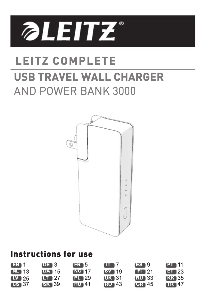 Imagen de la primera página del manual del dispositivo 63070095