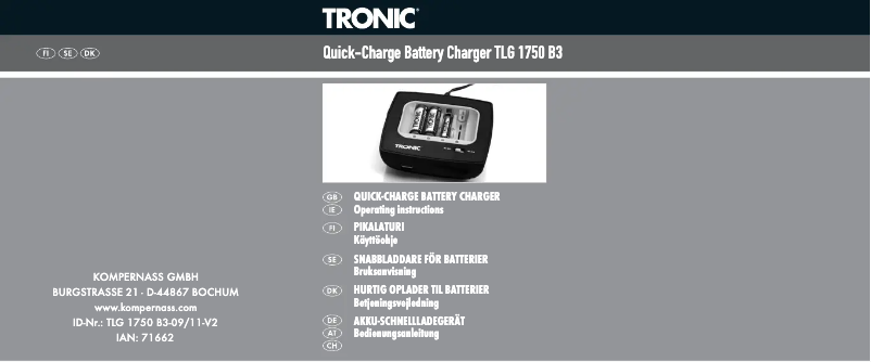 Imagen de la primera página del manual del dispositivo TLG 1000 C4