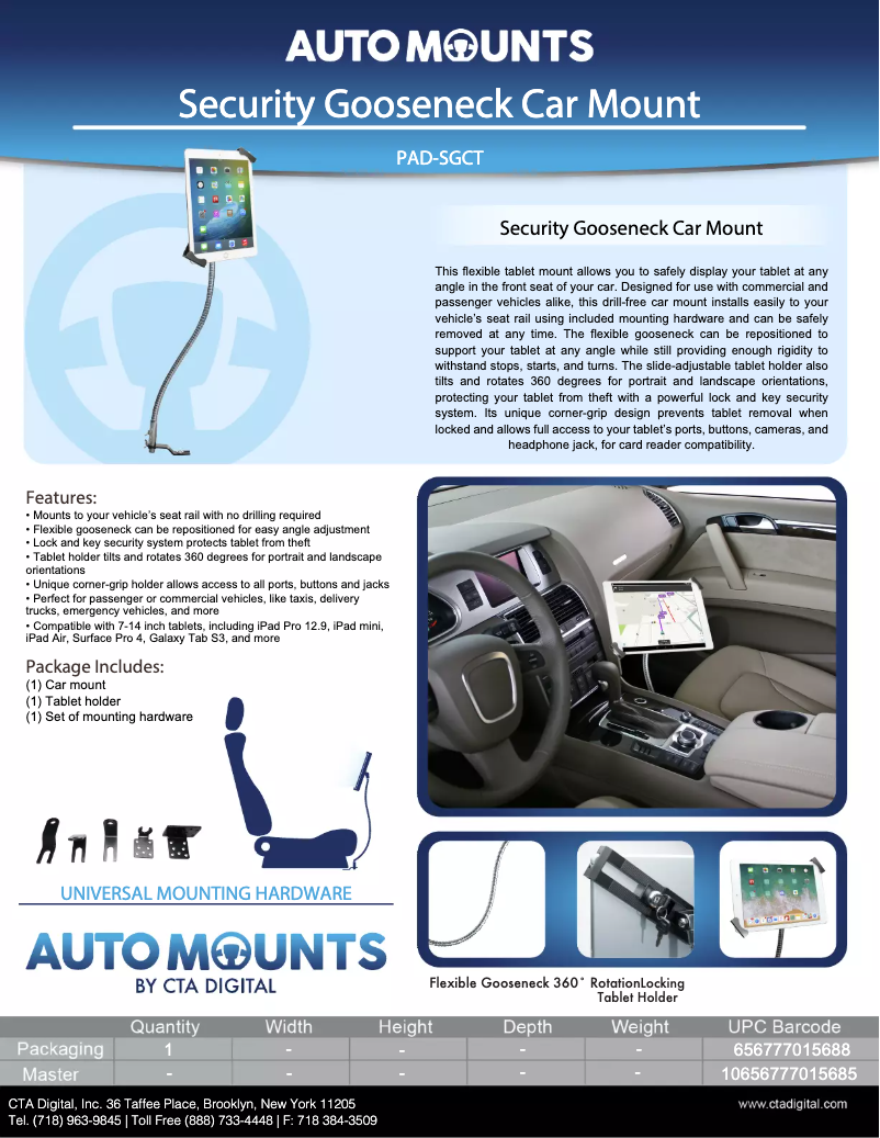 Imagen de la primera página del manual del dispositivo PAD-SGCT
