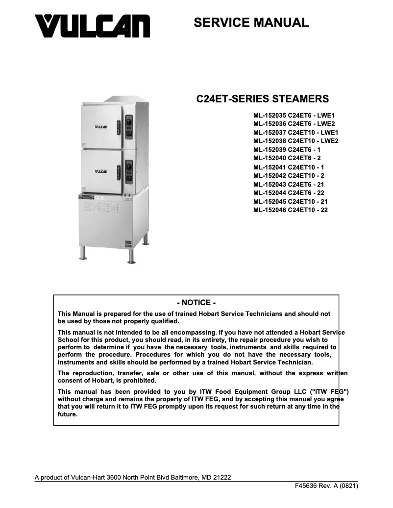 Imagen de la primera página del manual del dispositivo C24ET6-LWE
