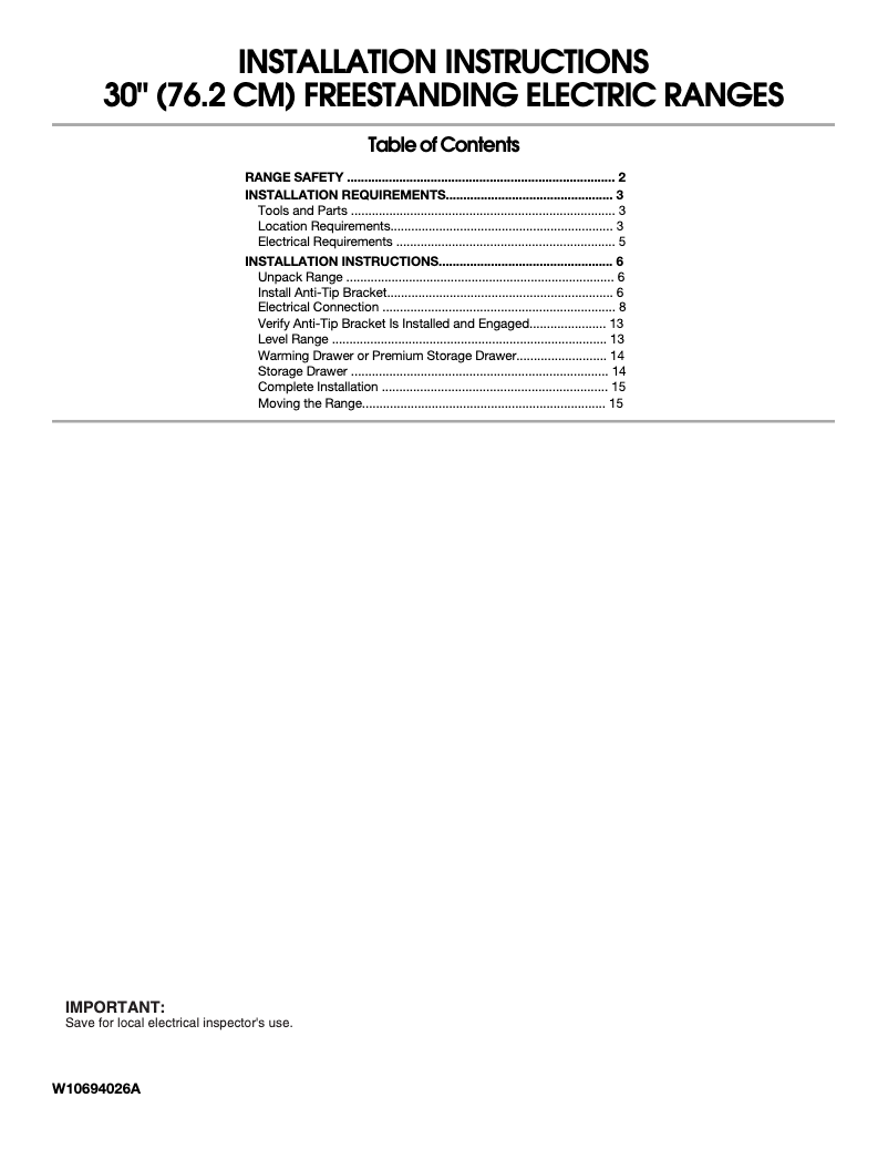Imagen de la primera página del manual del dispositivo KFEG500EBL