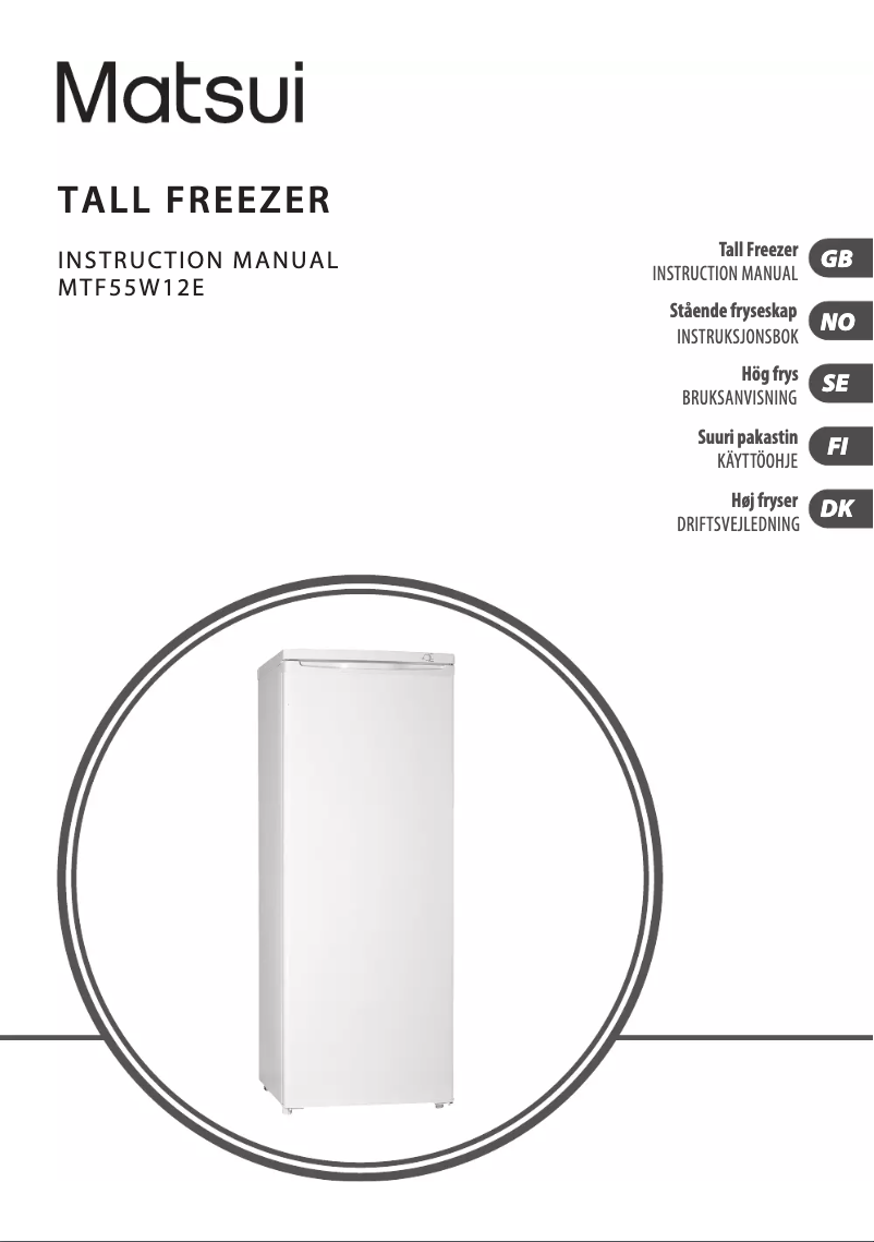Imagen de la primera página del manual del dispositivo MTF55W12E
