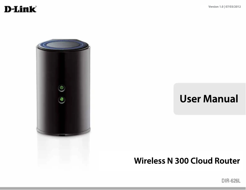 Página 1 del manual Manual de usuario D-Link Cloud Router N300+