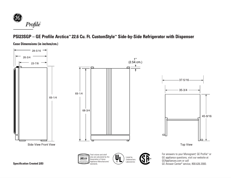 Imagen de la primera página del manual del dispositivo PSI23SGPBS