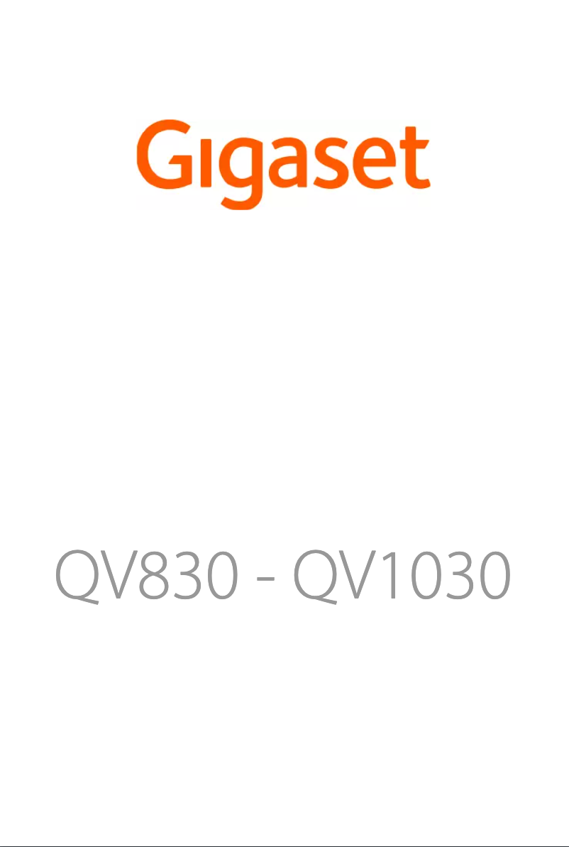 Página nº 1 - Manual de usuario Gigaset QV830